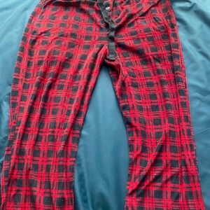 Checkered pyjama pants